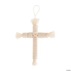 Discount ✔️ Macramé Cross Ornament Craft Kit - Makes 12 ????