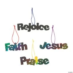 Promo ???? Magic Color Scratch Inspirational Ornaments - 24 Pc. ????