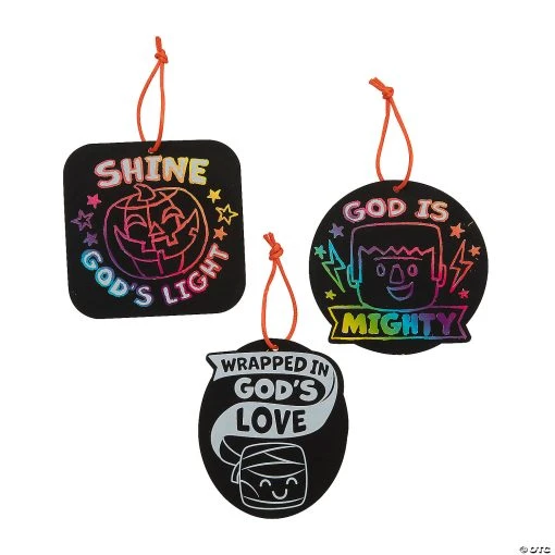 Budget ???? Magic Color Scratch Religious ???? Halloween Ornaments – 24 Pc. ???? -US Toy Sales 2024 magic color scratch religious halloween ornaments 24 pc 14115072