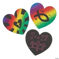 Coupon ???? Magic Color Scratch Religious Valentine’s Day Cards - 24 Pc. ????