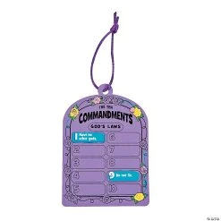 Cheapest ???? Magic Color Scratch Ten Commandments Tablets - 24 Pc. ❤️