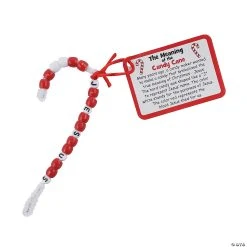 Cheap ???? Meaning of the ???? Candy Cane Religious ???? Christmas Ornament Craft Kit - Makes 12 ????