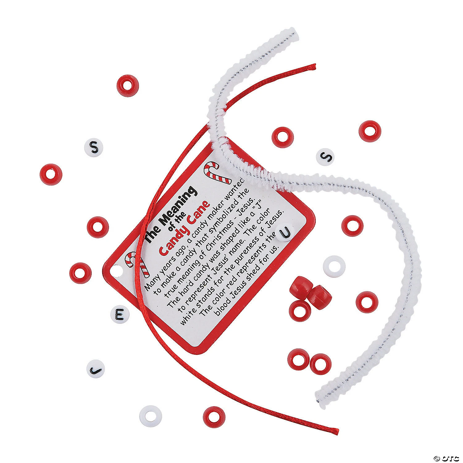 Cheap ???? Meaning of the ???? Candy Cane Religious ???? Christmas Ornament Craft Kit - Makes 12 ???? 2 Cheap ???? Meaning of the ???? Candy Cane Religious ???? Christmas Ornament Craft Kit - Makes 12 ???? - Image 2