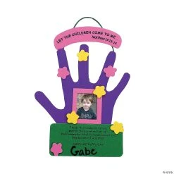 Best reviews of ???? Mother’s Day Hand Keepsake Picture Frame Craft Kit - Makes 12 ????