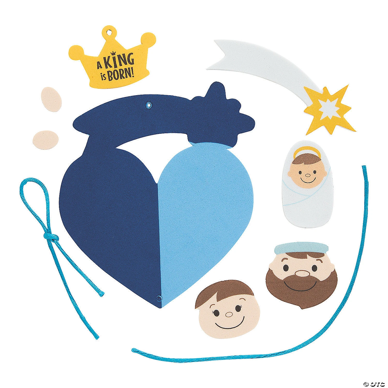 Flash Sale ???? Nativity Family Heart Ornament Craft Kit - Makes 12 ???? 2 Flash Sale ???? Nativity Family Heart Ornament Craft Kit - Makes 12 ???? - Image 2