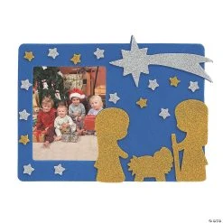 Discount ???? Nativity Picture Frame Magnet Craft Kit ????