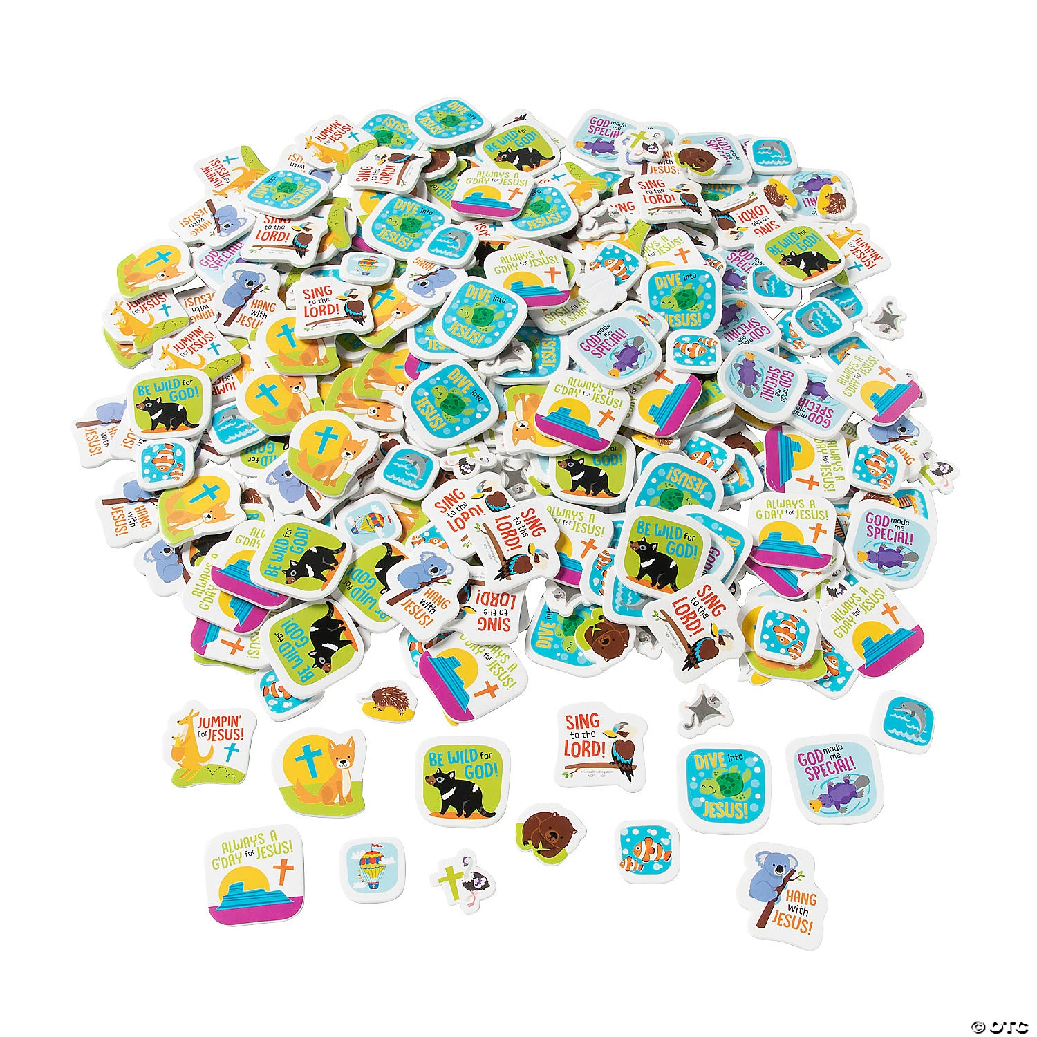 Outlet ⌛ Outback VBS Self-Adhesive Shapes - 300 Pc. ???? 1 Outlet ⌛ Outback VBS Self-Adhesive Shapes - 300 Pc. ????