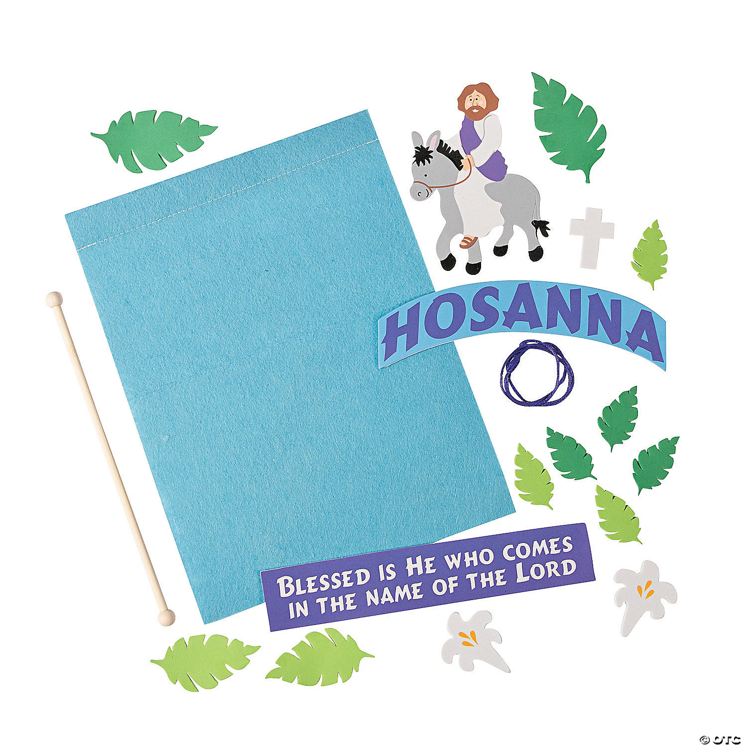 New ???? Palm Sunday Banner Craft Kit- Makes 12 ???? 2 New ???? Palm Sunday Banner Craft Kit- Makes 12 ???? - Image 2