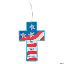 Cheapest ⭐ Patriotic Faith Ornament Craft Kit - Makes 12 ✔️