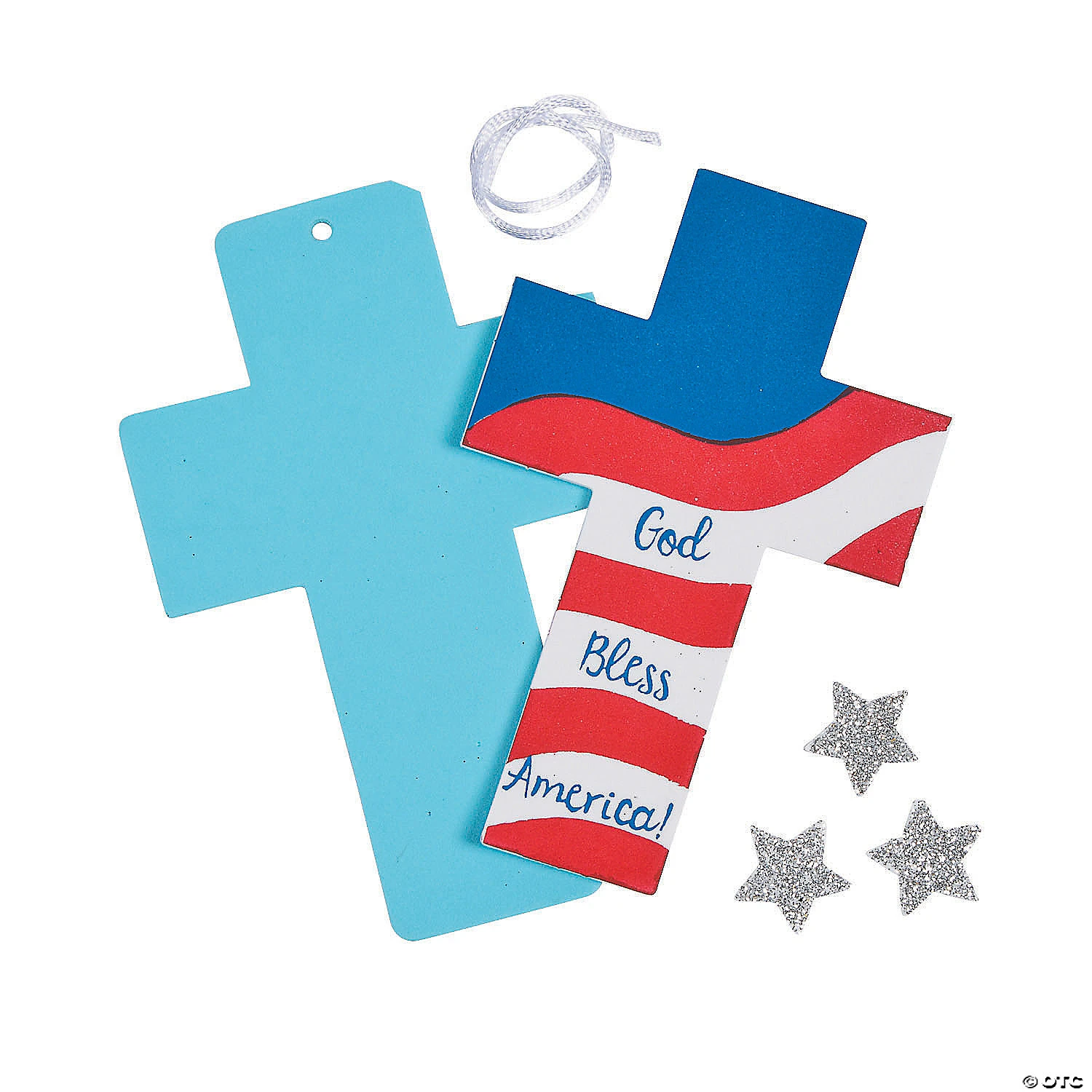 Cheapest ⭐ Patriotic Faith Ornament Craft Kit - Makes 12 ✔️ 2 Cheapest ⭐ Patriotic Faith Ornament Craft Kit - Makes 12 ✔️ - Image 2