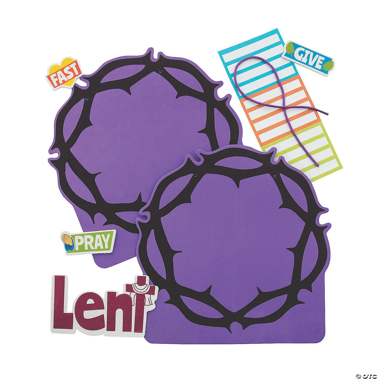 Top 10 ???? Pray, Fast, Give Lent Sign Craft Kit - Makes 12 ???? 2 Top 10 ???? Pray, Fast, Give Lent Sign Craft Kit - Makes 12 ???? - Image 2