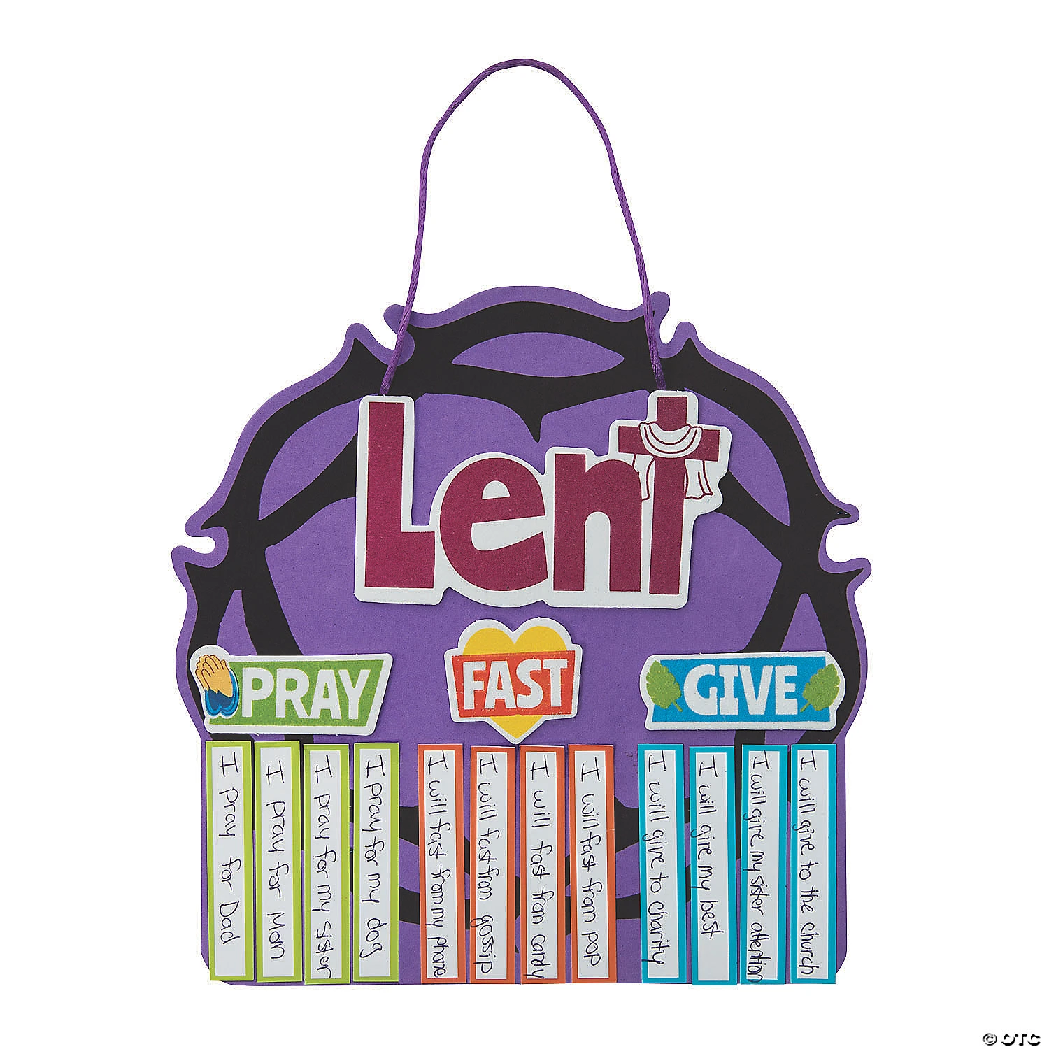 Top 10 ???? Pray, Fast, Give Lent Sign Craft Kit - Makes 12 ???? 1 Top 10 ???? Pray, Fast, Give Lent Sign Craft Kit - Makes 12 ????