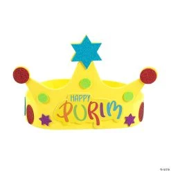 Best Pirce ???? Purim Crown Craft Kit - Makes 12 ????
