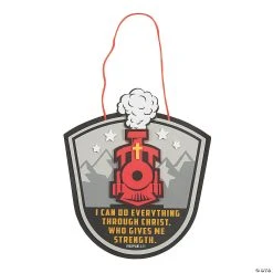 Coupon ???? Railroad VBS Bible Verse Sign Craft Kit - Makes 12 ????