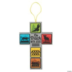 Brand new ???? Railroad VBS Cross Sign Craft Kit - Makes 12 ????