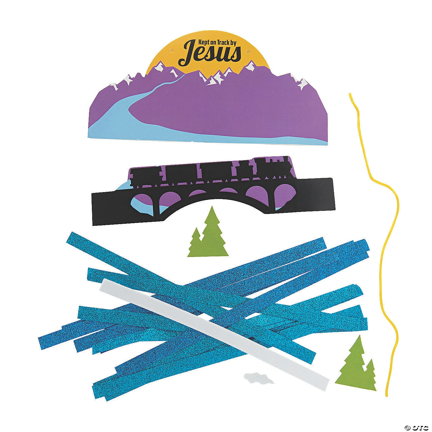 Deals ???? Railroad VBS Glitter Sign Craft Kit - Makes 12 ???? 2 Deals ???? Railroad VBS Glitter Sign Craft Kit - Makes 12 ???? - Image 2