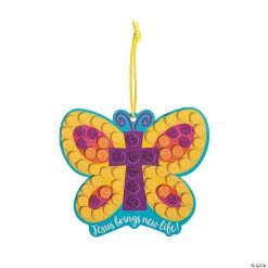 Discount ???? Religious Butterfly Mosaic Craft Kit - Makes 12 ????