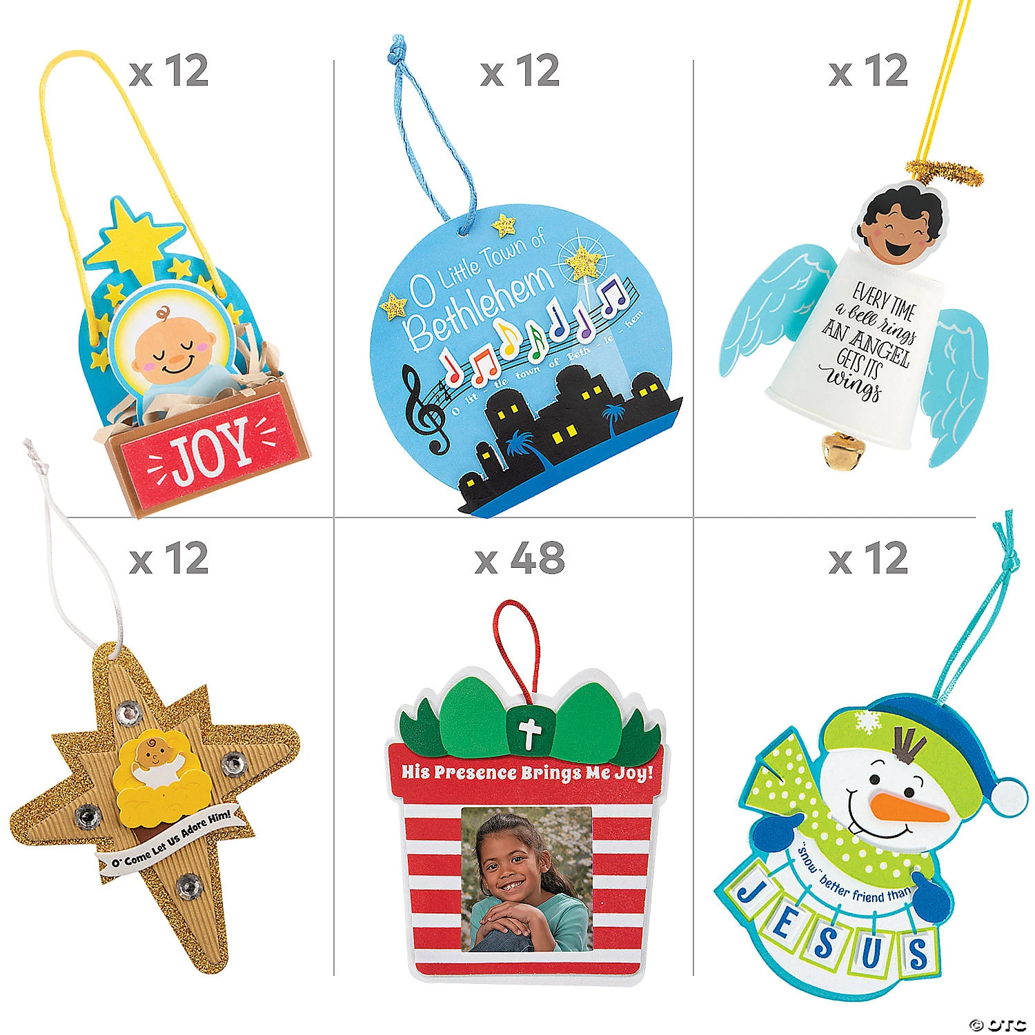 Wholesale ???? Religious ???? Christmas Ornament Craft Kit Assortment - Makes 108 ???? 2 Wholesale ???? Religious ???? Christmas Ornament Craft Kit Assortment - Makes 108 ???? - Image 2