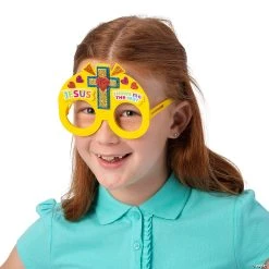 Coupon ???? Religious Cross Glasses Craft Kit - Makes 12 ???? -US Toy Sales 2024 religious cross glasses craft kit makes 1214194702 a02