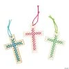 Best Pirce ???? Religious Cross Stitch Ornament Craft Kit - Makes 12 ????
