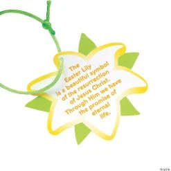 Best Sale ✔️ Religious Easter Lily with Card Craft Kit - Makes 12 ⭐ -US Toy Sales 2024 religious easter lily with card craft kit makes 1213961909 a02