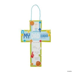 Best Sale ???? Religious Father’s Day Cross Sign Craft Kit - Makes 12 ????