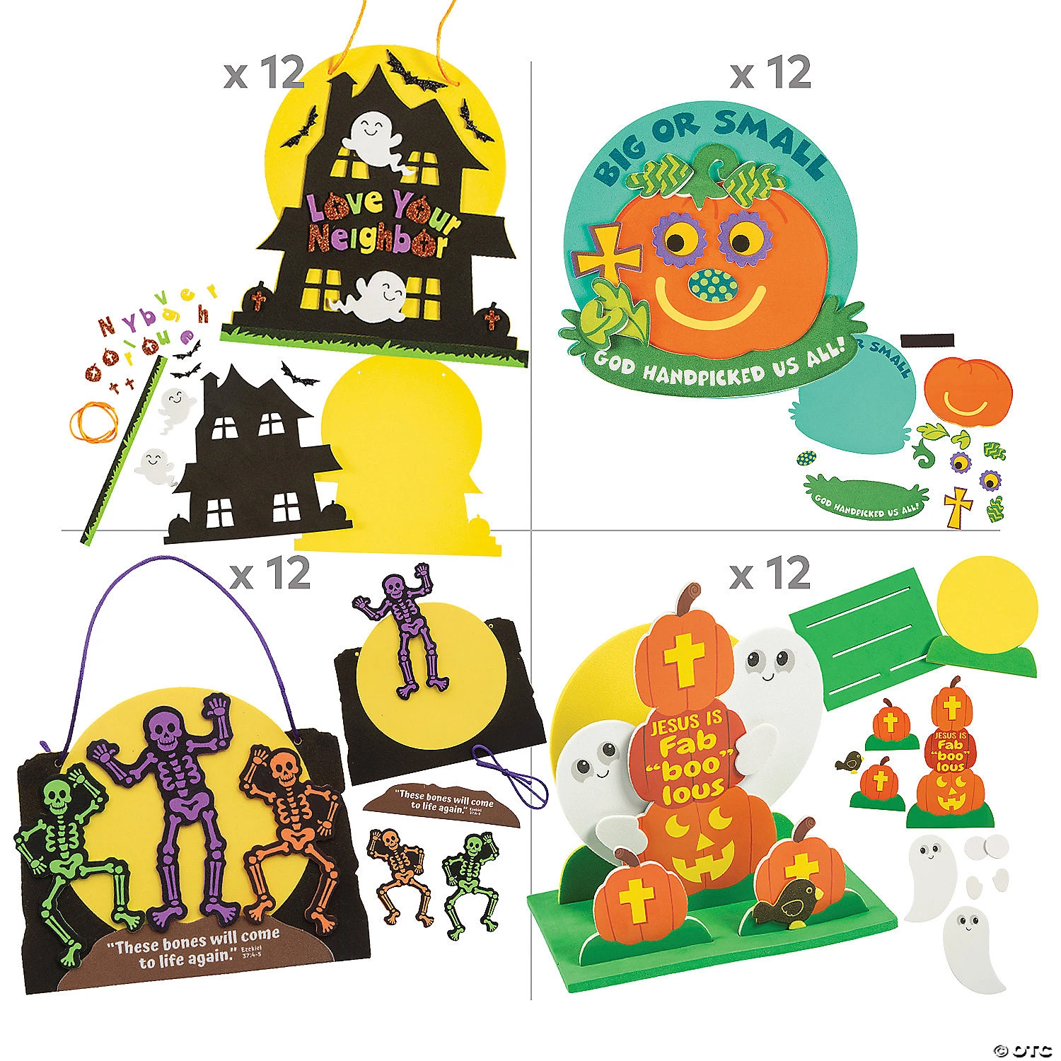 Wholesale ???? Religious ???? Halloween Craft Assortment - 48 Pc. ???? 2 Wholesale ???? Religious ???? Halloween Craft Assortment - 48 Pc. ???? - Image 2