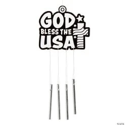 Brand new ???? Religious Patriotic Suncatcher Wind Chimes - 12 Pc. ????