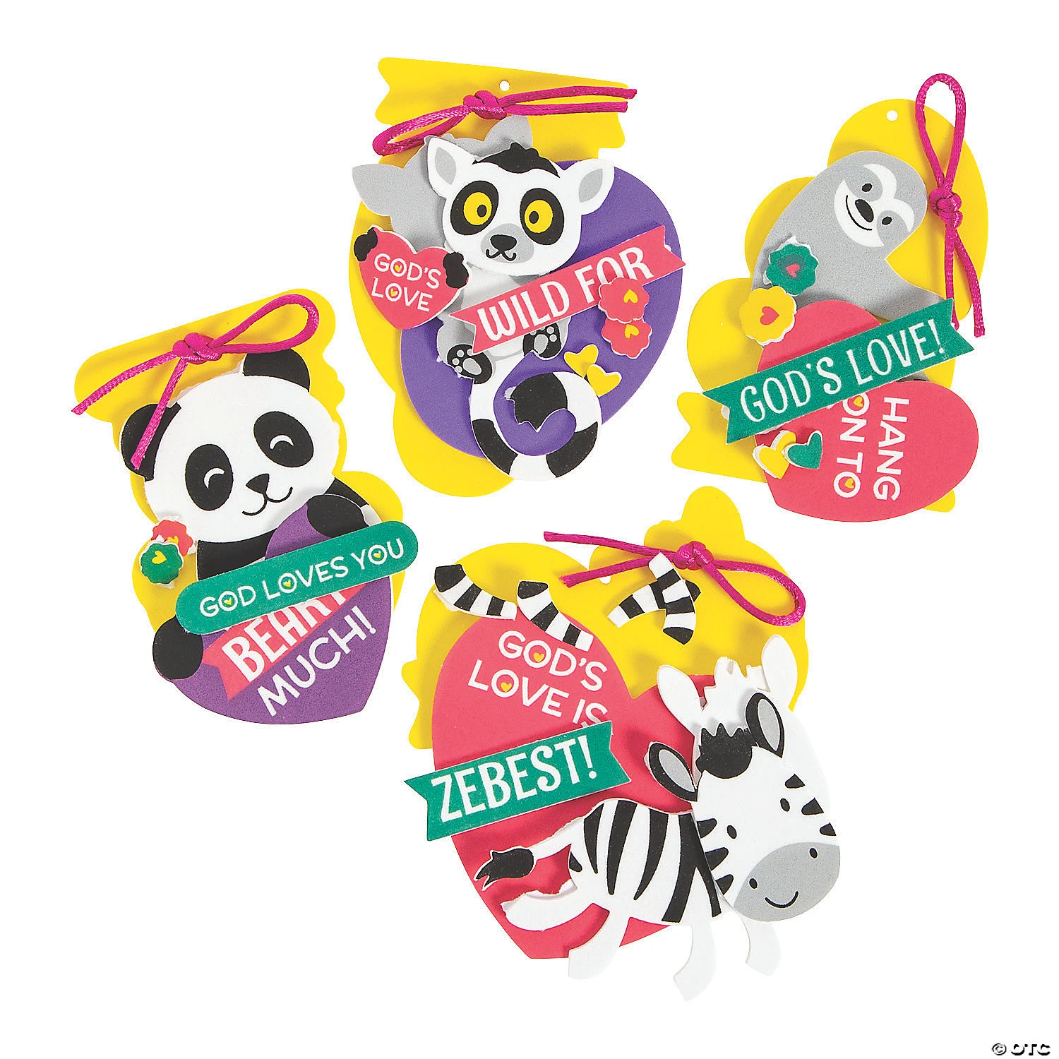 Cheap ???? Religious Valentine Animal Ornament Craft Kit - Makes 12 ⌛ 2 Cheap ???? Religious Valentine Animal Ornament Craft Kit - Makes 12 ⌛ - Image 2