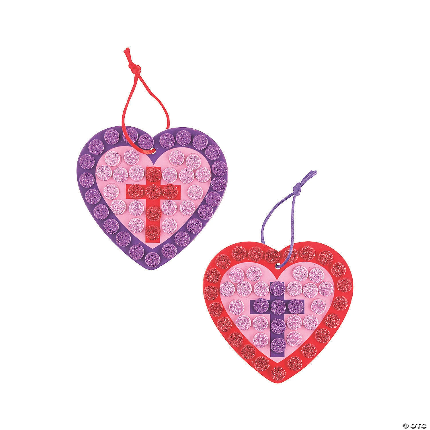 Wholesale ???? Religious Valentine Mosaic Ornament Craft Kit - Makes 12 ???? 1 Wholesale ???? Religious Valentine Mosaic Ornament Craft Kit - Makes 12 ????