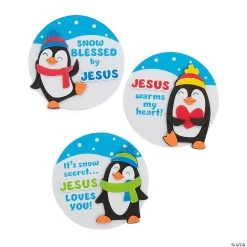 Cheapest ???? Religious Winter Penguin Magnet Craft Kit - Makes 12 ????