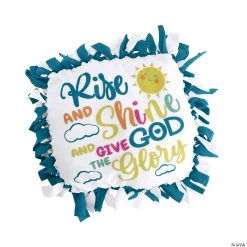 Discount ???? Rise & Shine Fleece Tied Pillow Craft Kit - Makes 6 ????