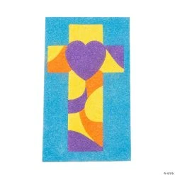 Deals ???? Sand Art Cross Picture Craft Kit - Makes 12 ????