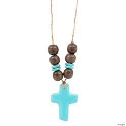 Buy ???? Southwest VBS Turquoise Necklace Craft Kit - Makes 12 ✔️