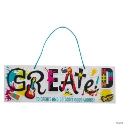 Cheapest ✨ Studio VBS Created to Create Sign Craft Kit - Makes 12 ????