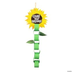 Promo ✨ Sunflower Blessings Paper Chain Craft Kit - Makes 12 ????