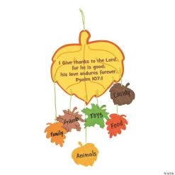Wholesale ✨ Thankful Leaves Mobile Craft Kit - Makes 12 ????