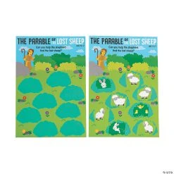 Flash Sale ⌛ The Parable of the Lost Sheep Scratch ’N Reveal Activities - 12 Pc. ????