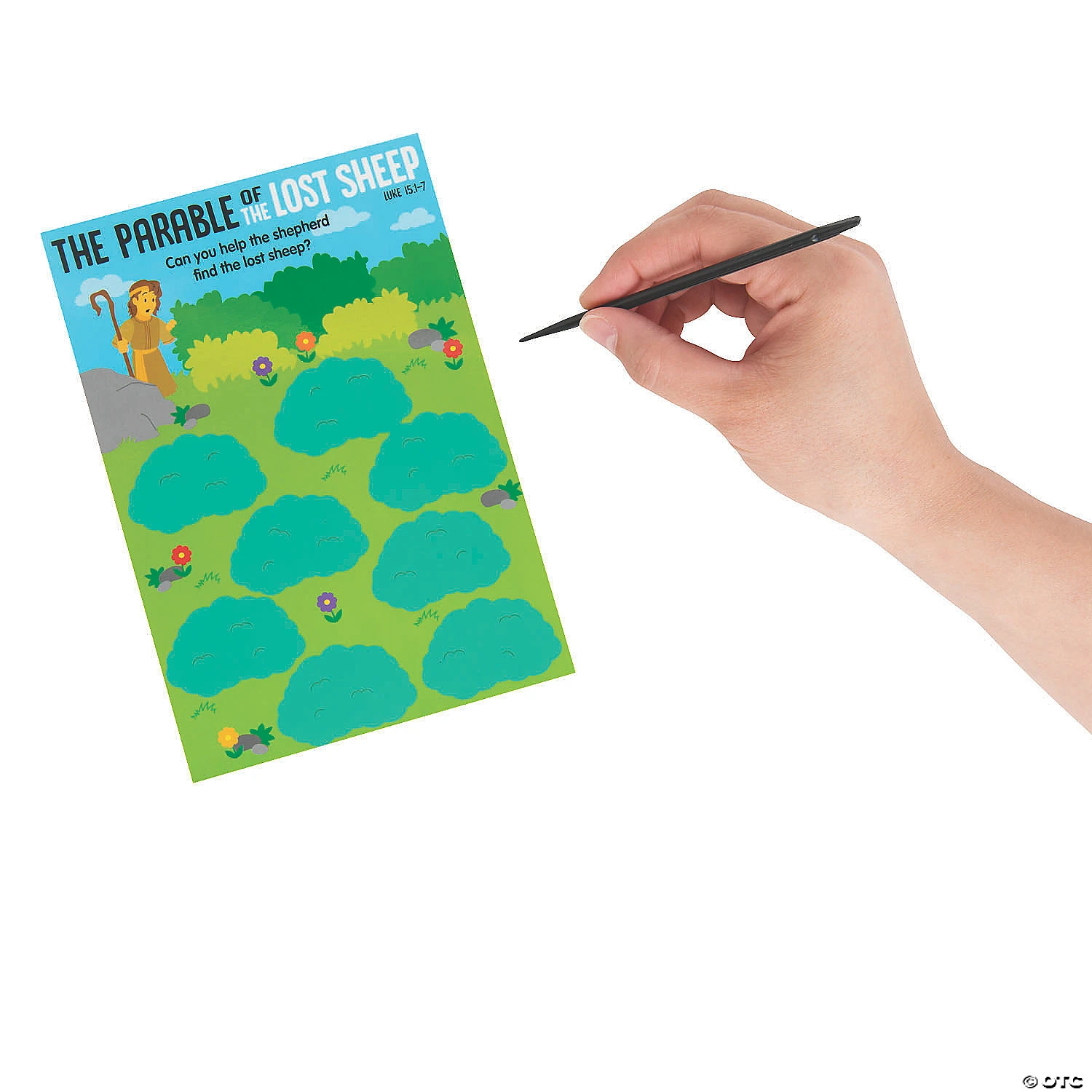 Flash Sale ⌛ The Parable of the Lost Sheep Scratch ’N Reveal Activities - 12 Pc. ???? 2 Flash Sale ⌛ The Parable of the Lost Sheep Scratch ’N Reveal Activities - 12 Pc. ???? - Image 2
