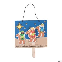 Cheapest ???? The Wise Men Followed the Star Sign Pop-Up Craft Kit- Makes 12 ????