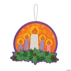 Hot Sale ???? Tissue Acetate Advent Wreath Craft Kit- Makes 12 ????