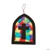 Hot Sale ???? Tissue Paper Cross Stained Glass Window Craft Kit- Makes 12 ????