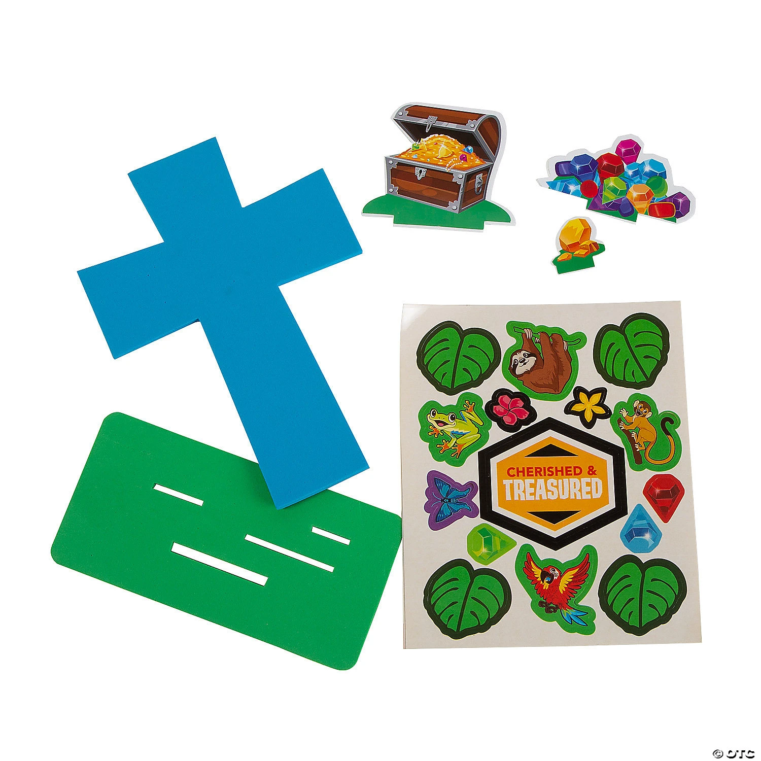 Wholesale ✨ Treasure Hunt VBS Stand-Up Cross Craft Kit - Makes 12 ???? 2 Wholesale ✨ Treasure Hunt VBS Stand-Up Cross Craft Kit - Makes 12 ???? - Image 2