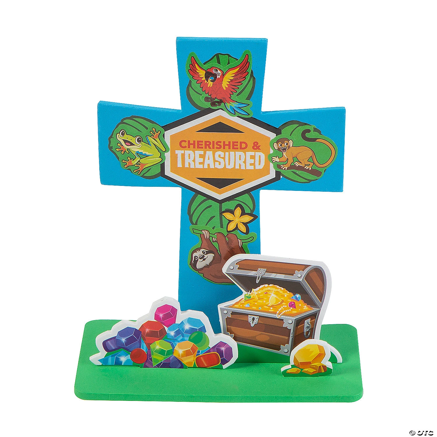 Wholesale ✨ Treasure Hunt VBS Stand-Up Cross Craft Kit - Makes 12 ???? 1 Wholesale ✨ Treasure Hunt VBS Stand-Up Cross Craft Kit - Makes 12 ????