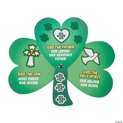 Cheapest ❤️ Trinity Shamrock Heart Craft Kit - Makes 12 ???? -US Toy Sales 2024 trinity shamrock heart craft kit makes 1213820412 a02