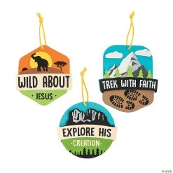New ⌛ Wild Encounters VBS Ornament Craft Kit - Makes 12 ????