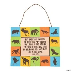 Promo ???? Wild Encounters VBS Verse Sign Craft Kit - Makes 12 ????