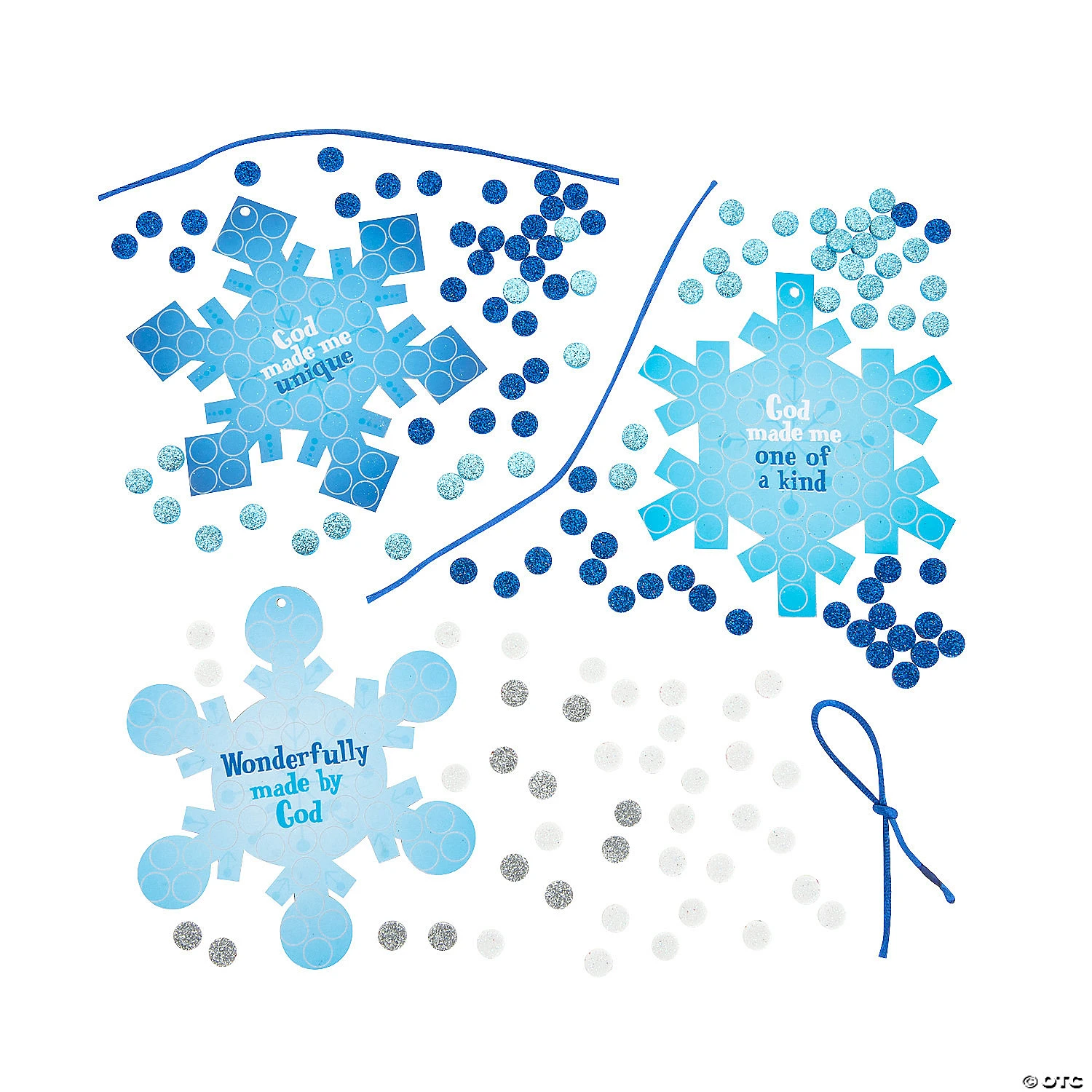 Cheapest ???? Winter Snowflake Faith Craft Kit - Makes 12 ???? 2 Cheapest ???? Winter Snowflake Faith Craft Kit - Makes 12 ???? - Image 2