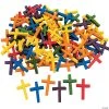 Promo ???? Wonderful Wood Cross Beads - 100 Pc. ????