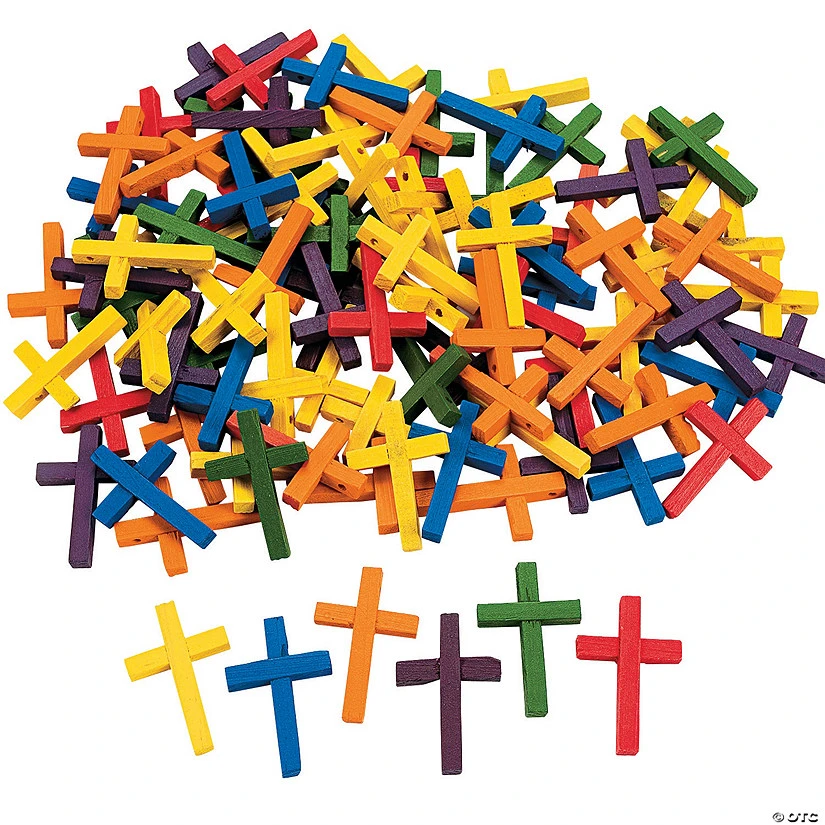 Promo ???? Wonderful Wood Cross Beads - 100 Pc. ???? 1 Promo ???? Wonderful Wood Cross Beads - 100 Pc. ????